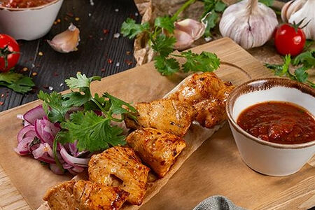 Шашлык из куриного филе