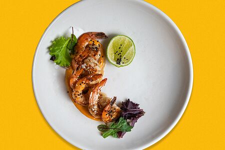 Креветки в соусе том ям