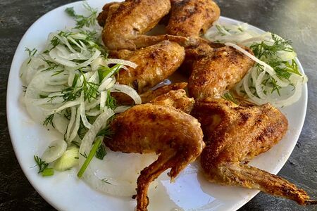 Шашлык из куриных крыльев