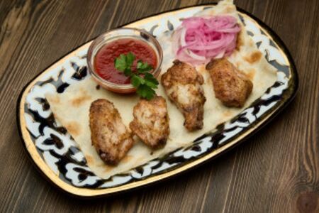 Шашлык из куриных крылышек