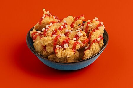 С сеульским соусом и арахисом