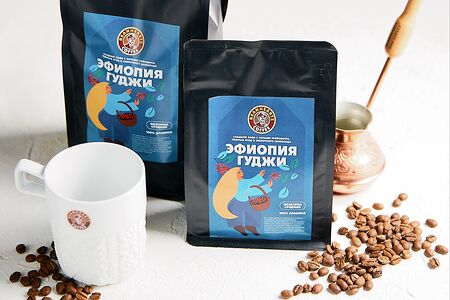 Зерновой Кофе Эфиопия Гуджи