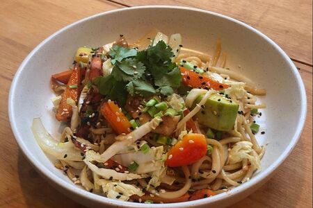 Удон с овощами