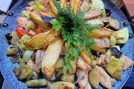 С телятиной