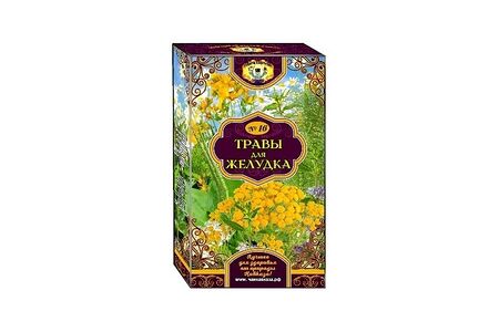 Травяной чай Травы для желудка Сбор №16 в пакетиках