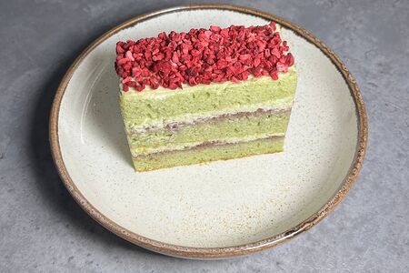 Тортик Фисташка-малина