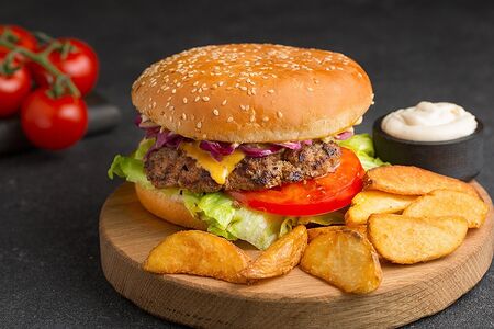 Бургер Мраморный дарк