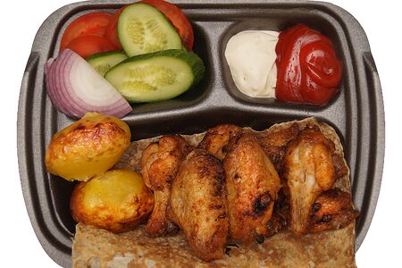 Шашлык из куриных крыльев