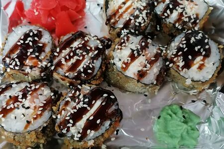 Ролл Филадельфия темпура