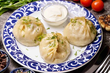 Манты с бараниной