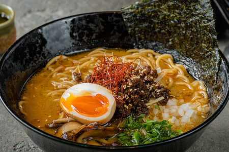 Рамен с рубленым вагю