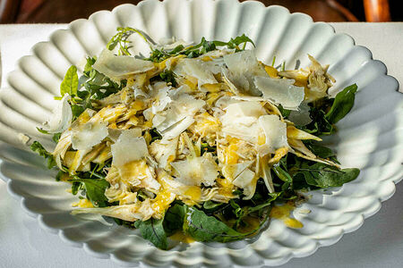 Карпаччо из артишока с пармезаном