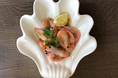 Креветки чесночные