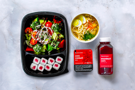 Ланч №4 с Греческим салатом