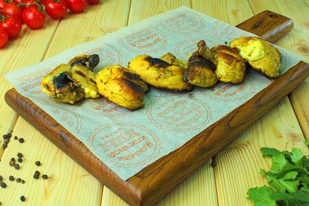 Грибной шашлык