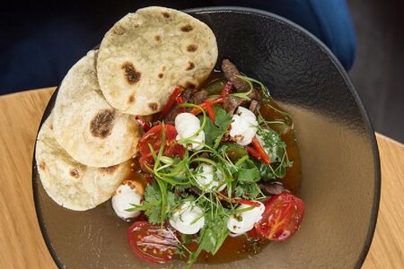 Салат с телятиной стир-фрай