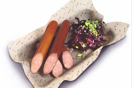 Колбаски BBQ микс с Коул Слоу