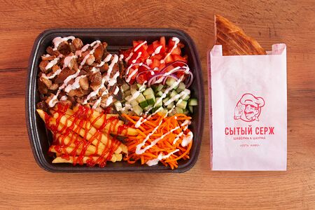 Острая со свининой открытая