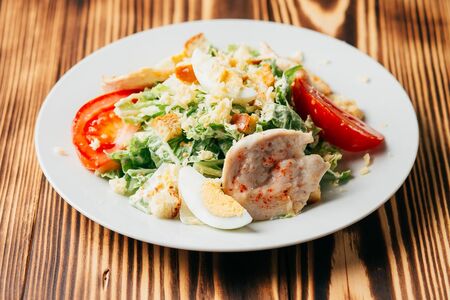 Салат Цезарь-мини