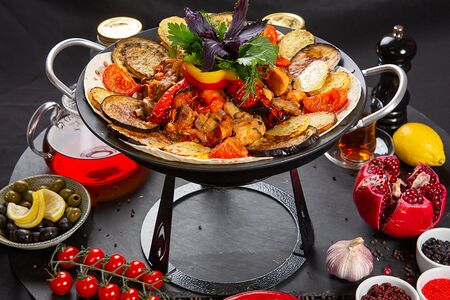 Садж с курицей