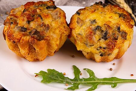 Жульен с курицей и грибами