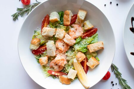 Цезарь с креветками