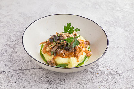 Бефстроганов из мраморной говядины