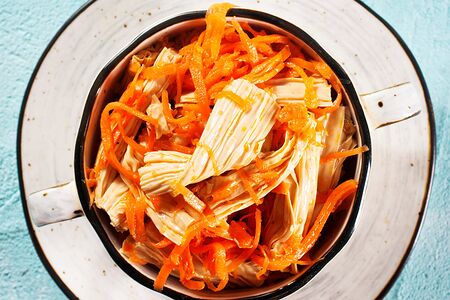 Морковь по-корейски со спаржей