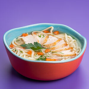 Суп куриный с лапшой