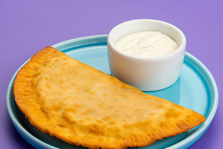 Чебурек с лососем