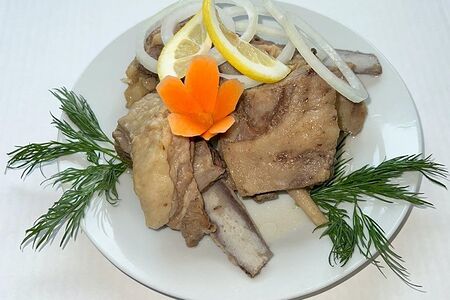 Казан-кебаб из жирных бараньих ребрышек