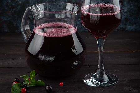 Морс домашний из малины