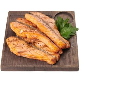 Стейк из форели гриль