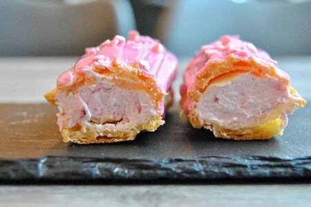 Эклер Малина