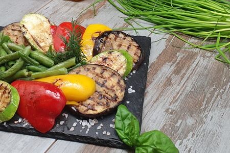 Овощи на мангале