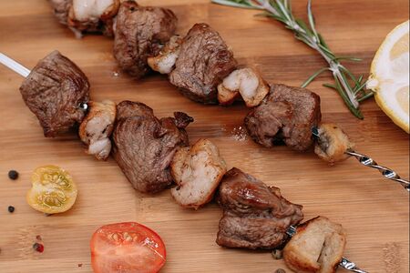 Ики-бир баранья мякоть с курдюком