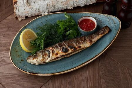 Сибас на углях