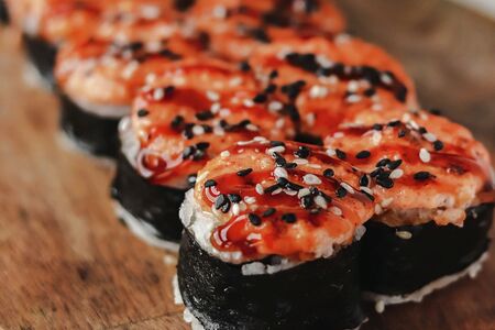 Ролл Запеченный с Креветкой