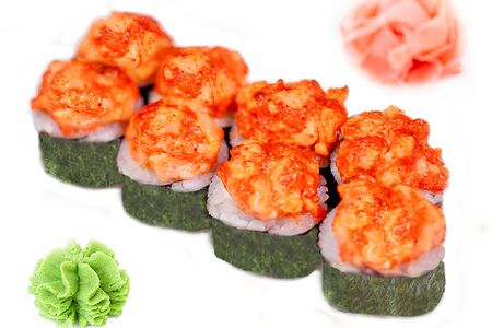 Запеченный с лососем острый