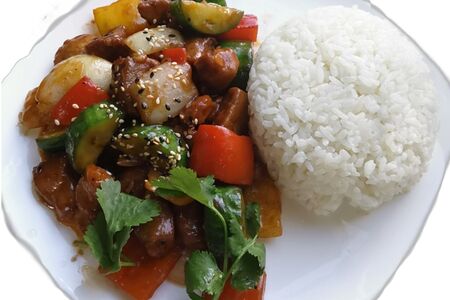 Хео Лук Лак с рисом