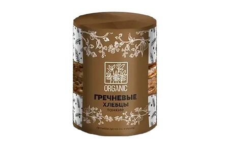 Хлебцы безглютеновые гречневые Organic