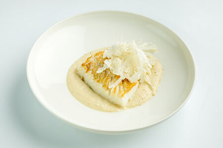 Палтус и цветная капуста