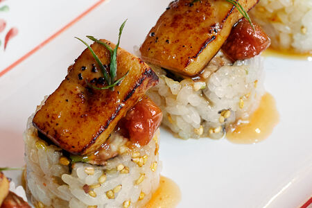 Ролл Фуа-гра с инжиром