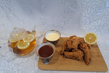 Курица жареная