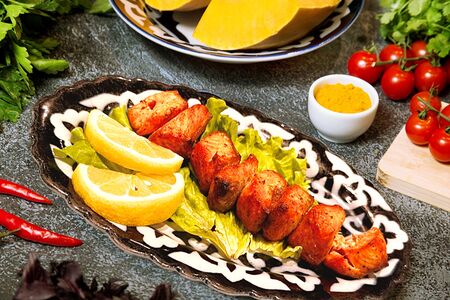 Шашлык из лосося