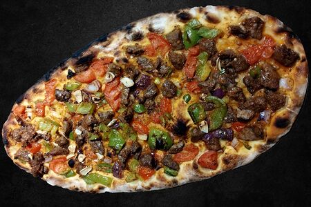 Пиде открытая с бараниной