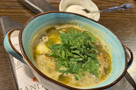 Зеленый борщ