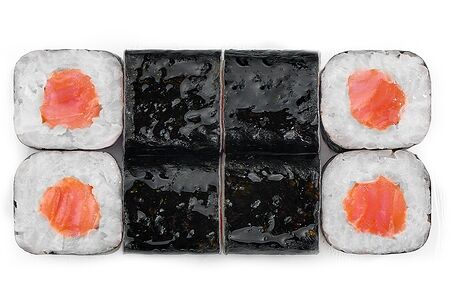 Маки с копченым лососем