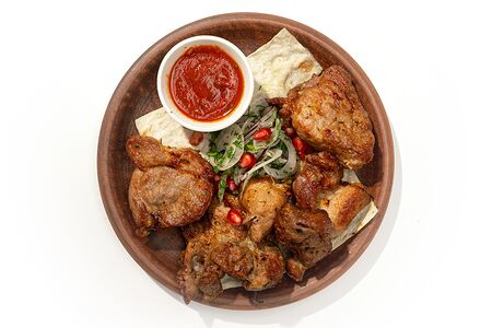 Шашлык из cвинoй шейки