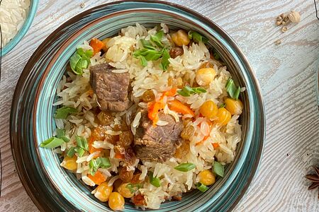 Плов свадебный с говядиной